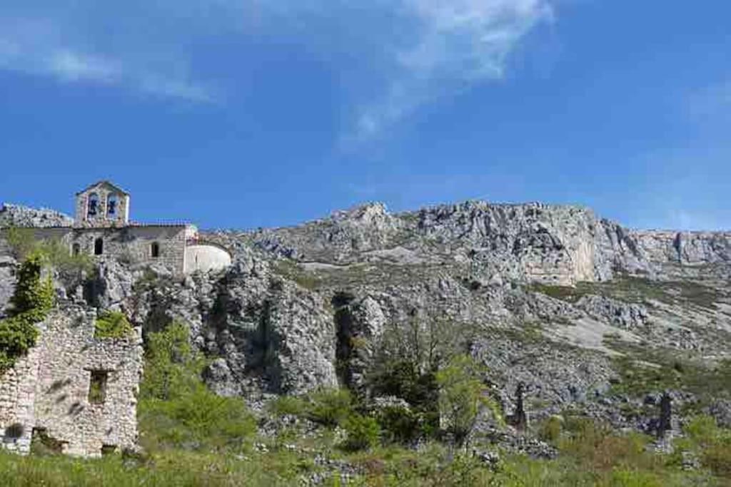 Greolieres: Superbe Studio Avec Vue Montagne Exteriér fotografie